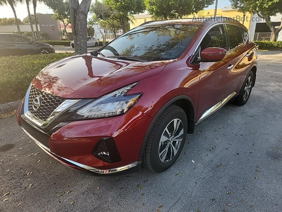 2021 Nissan Murano Sv Red vin: 5N1AZ2BJXMC114289