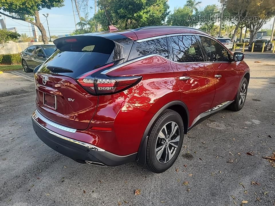 2021 Nissan Murano Sv Red vin: 5N1AZ2BJXMC114289