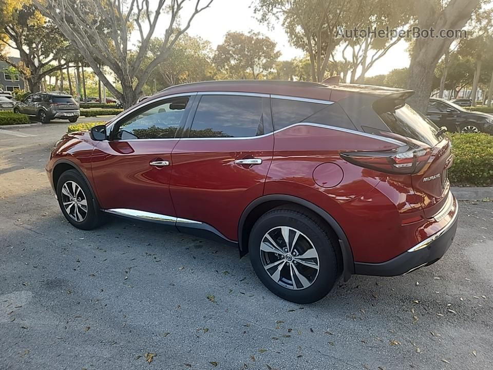 2021 Nissan Murano Sv Red vin: 5N1AZ2BJXMC114289