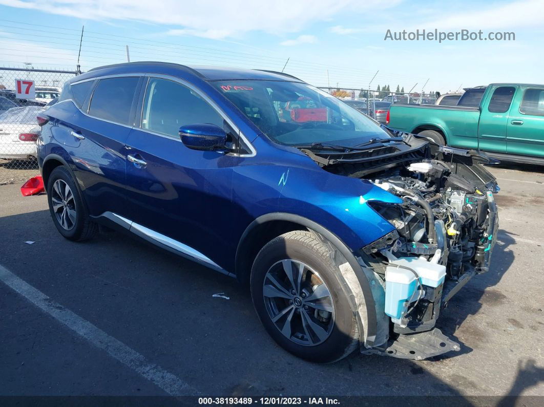 2021 Nissan Murano Sv Intelligent Awd Синий vin: 5N1AZ2BS0MC113239