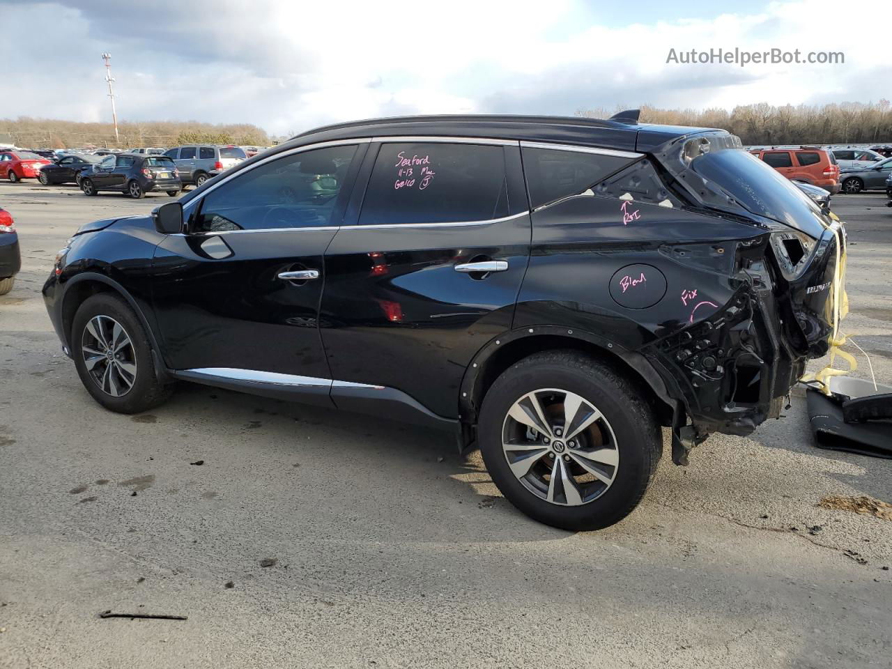 2021 Nissan Murano Sv Black vin: 5N1AZ2BS0MC133278