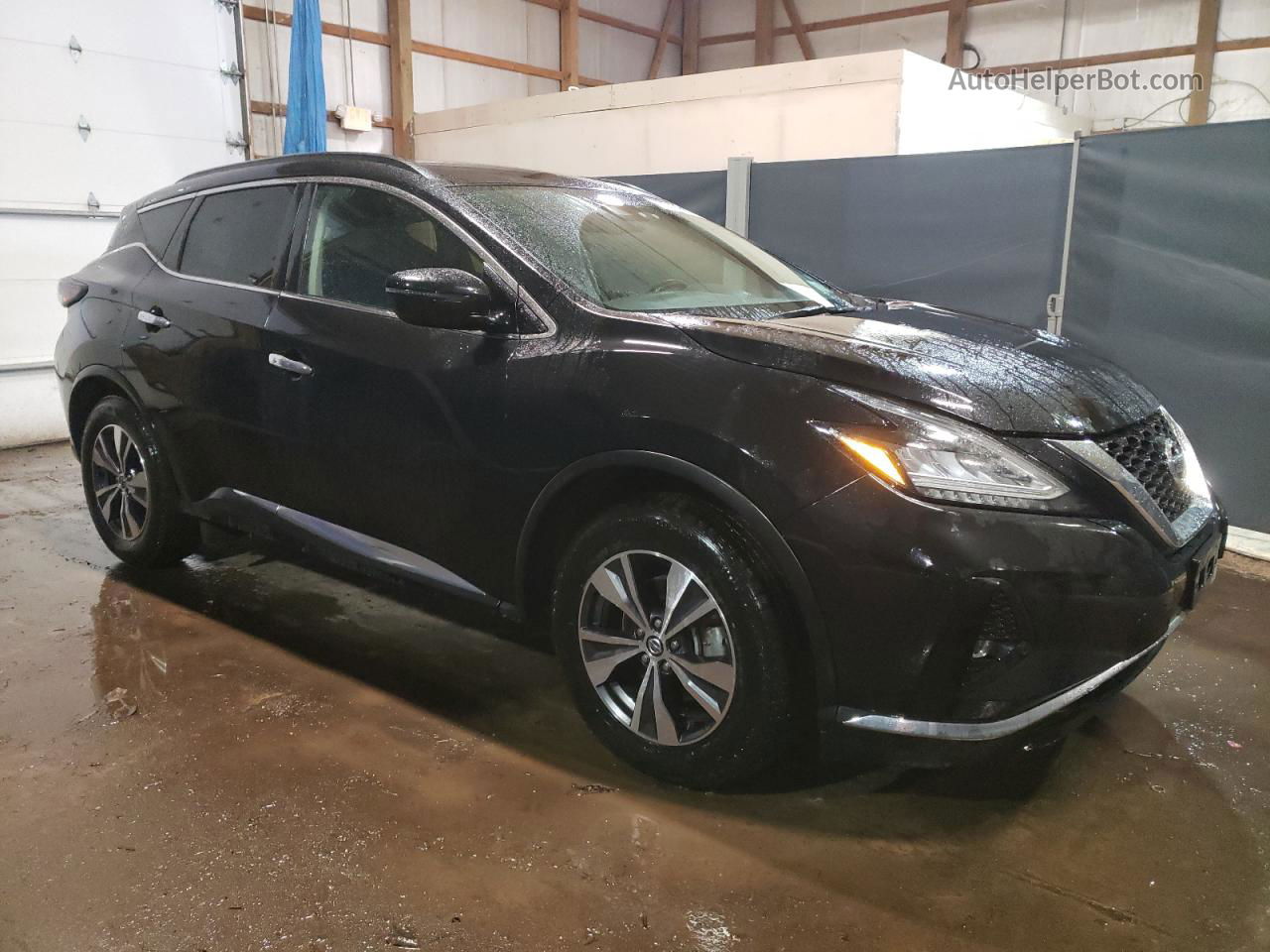 2021 Nissan Murano Sv Черный vin: 5N1AZ2BS0MC136830