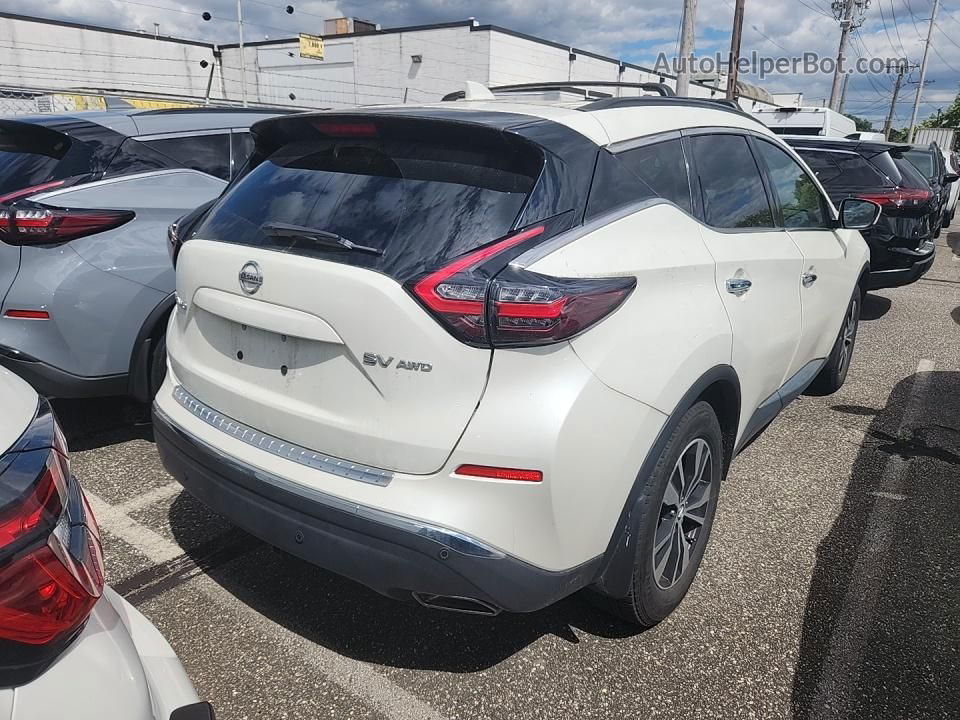 2021 Nissan Murano Sv White vin: 5N1AZ2BS1MC104274