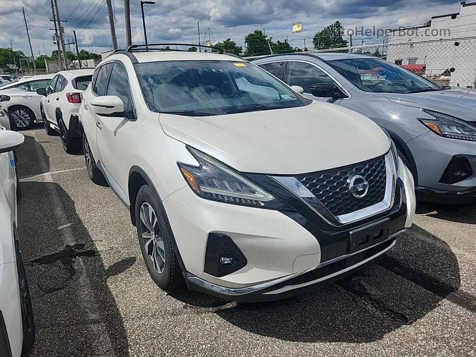 2021 Nissan Murano Sv White vin: 5N1AZ2BS1MC104274