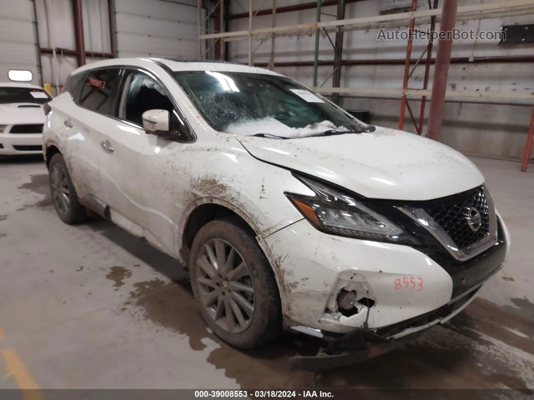 2021 Nissan Murano Sv Intelligent Awd White vin: 5N1AZ2BS1MC129868