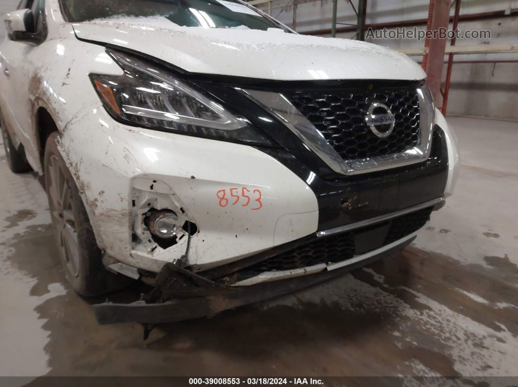 2021 Nissan Murano Sv Intelligent Awd White vin: 5N1AZ2BS1MC129868