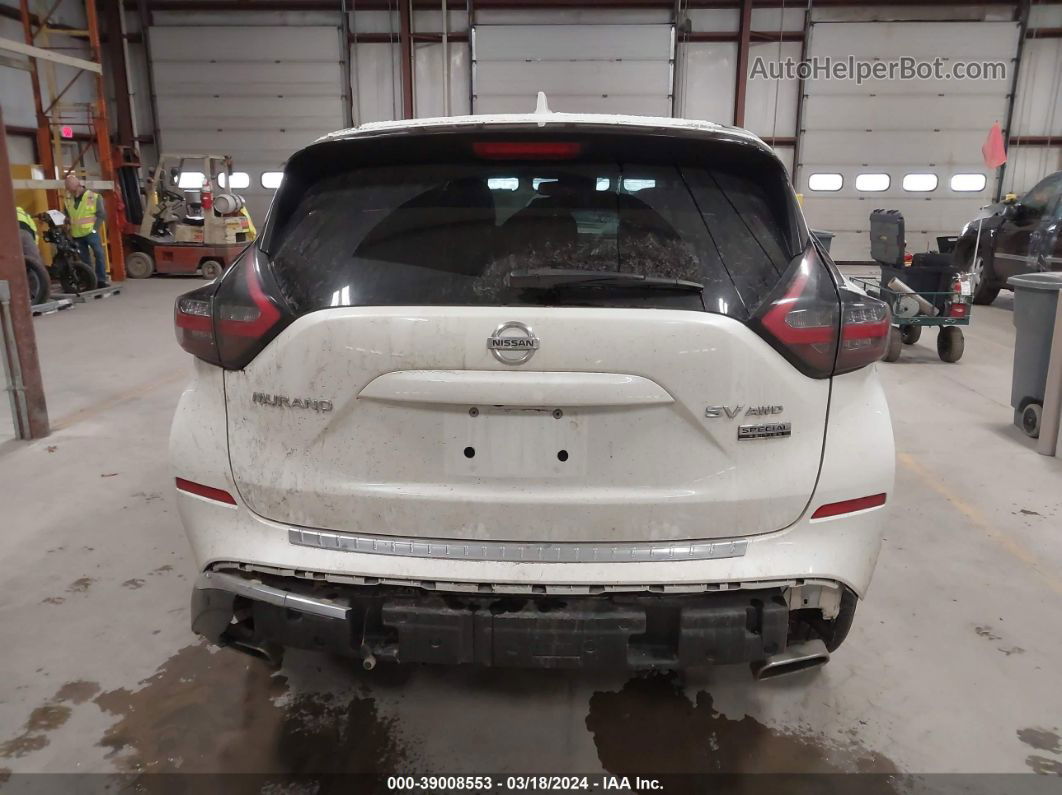 2021 Nissan Murano Sv Intelligent Awd White vin: 5N1AZ2BS1MC129868