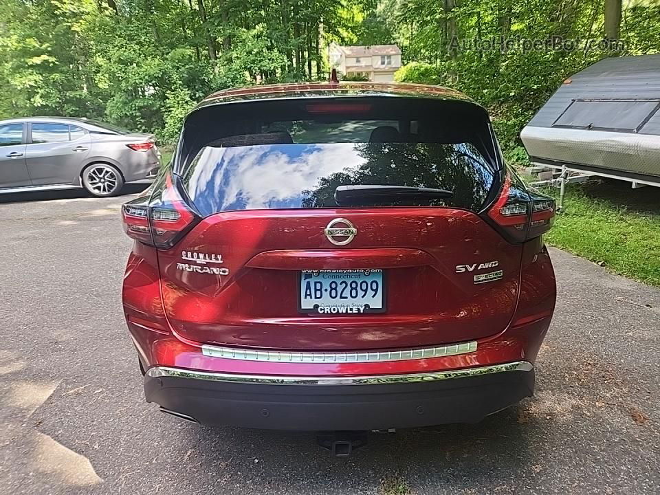 2021 Nissan Murano Sv Red vin: 5N1AZ2BS2MC137705