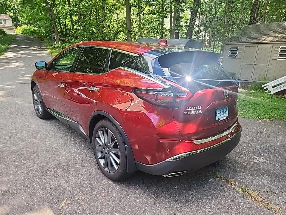 2021 Nissan Murano Sv Красный vin: 5N1AZ2BS2MC137705