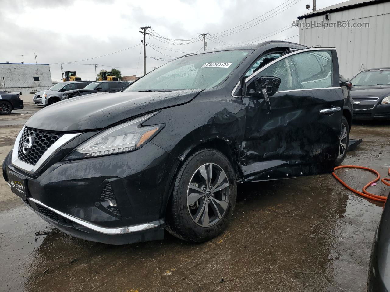 2021 Nissan Murano Sv Черный vin: 5N1AZ2BS3MC107757