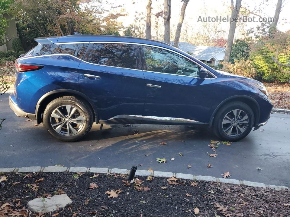 2021 Nissan Murano Sv Синий vin: 5N1AZ2BS3MC111789