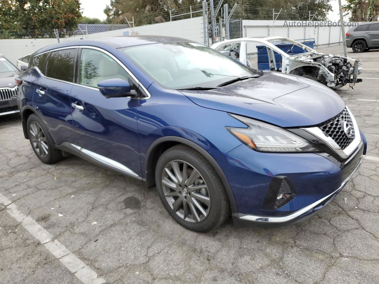 2021 Nissan Murano Sv Blue vin: 5N1AZ2BS3MC126504