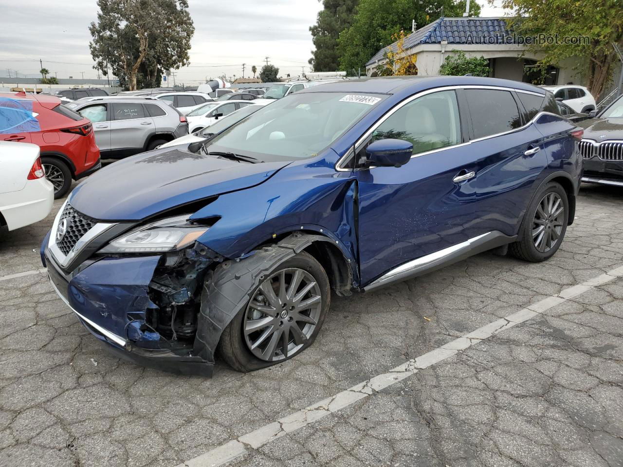 2021 Nissan Murano Sv Blue vin: 5N1AZ2BS3MC126504