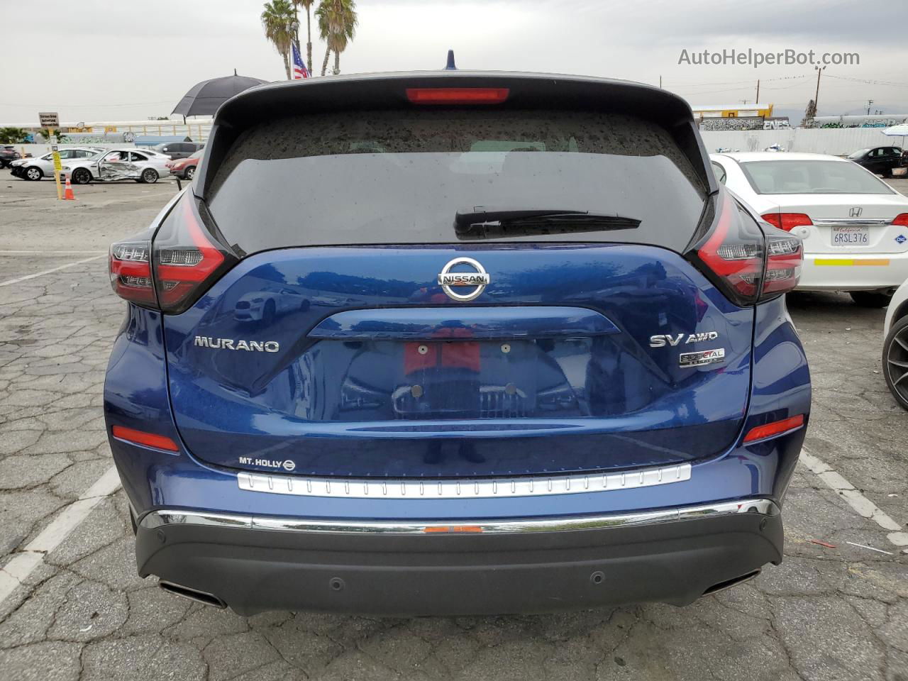 2021 Nissan Murano Sv Blue vin: 5N1AZ2BS3MC126504