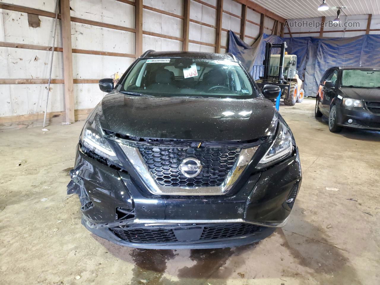 2021 Nissan Murano Sv Черный vin: 5N1AZ2BS3MC133498