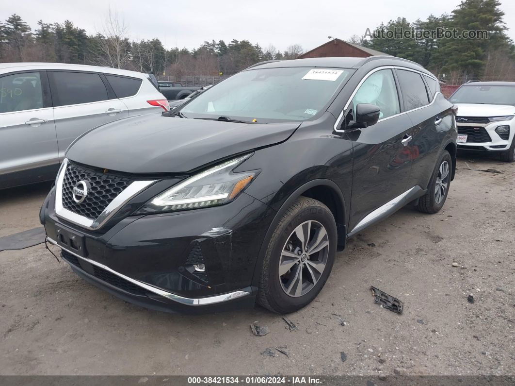 2021 Nissan Murano Sv Intelligent Awd Black vin: 5N1AZ2BS4MC126012