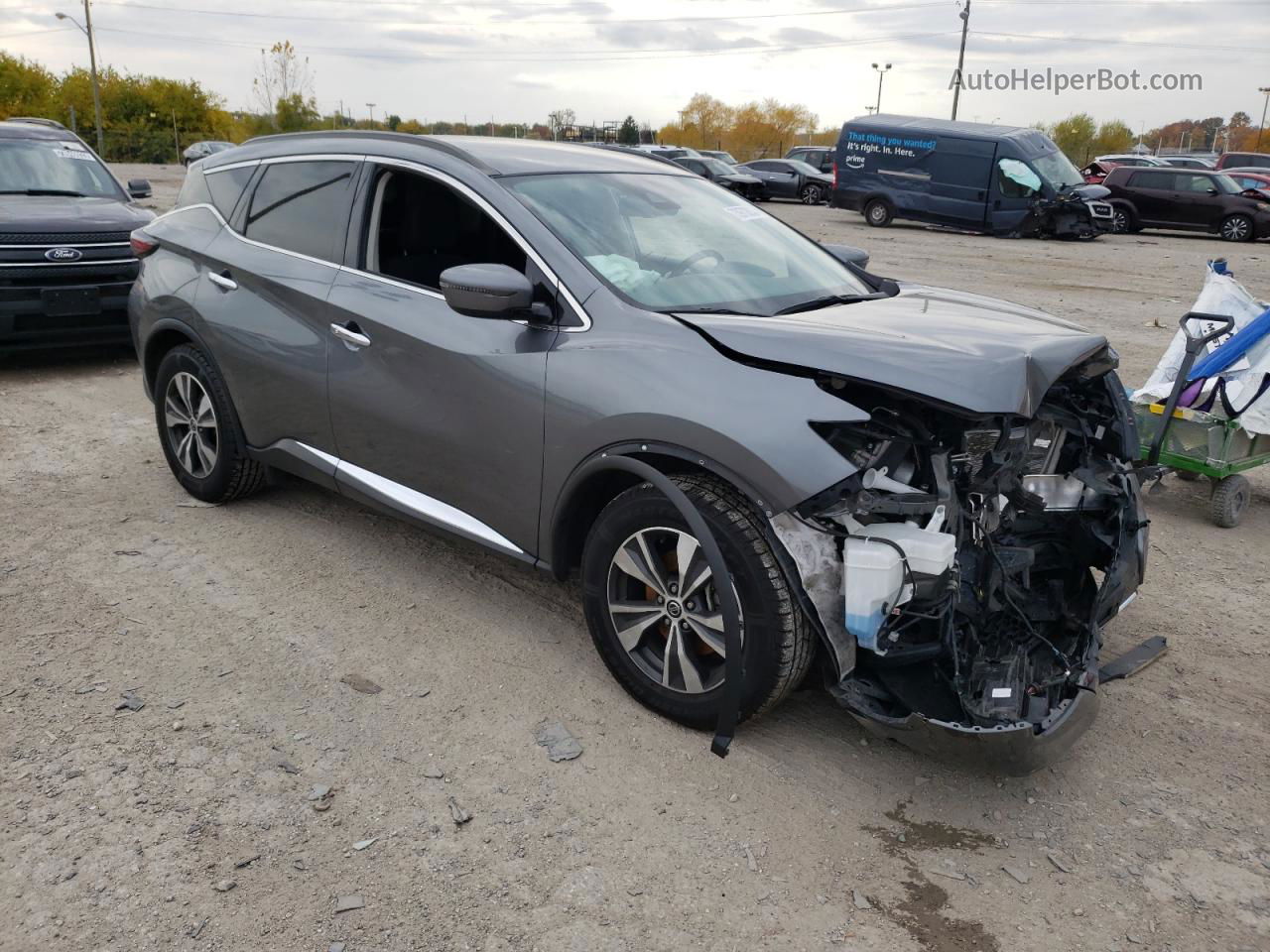 2021 Nissan Murano Sv Gray vin: 5N1AZ2BS4MC136555