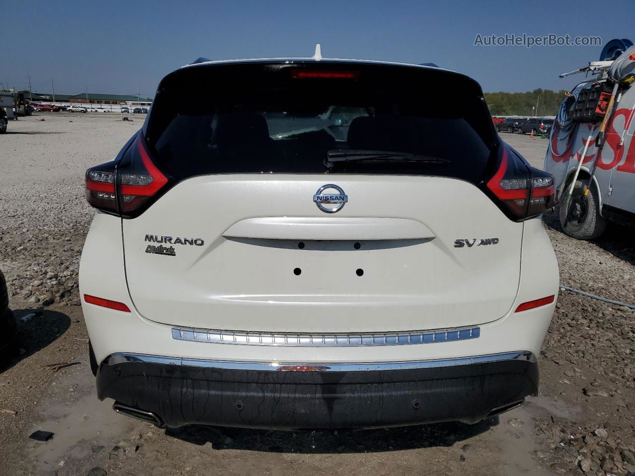 2021 Nissan Murano Sv White vin: 5N1AZ2BS5MC122664