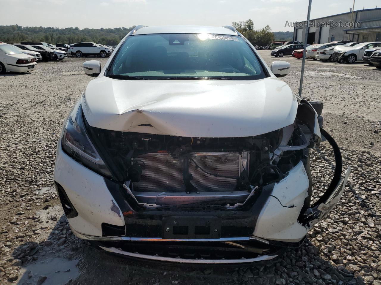 2021 Nissan Murano Sv White vin: 5N1AZ2BS5MC122664