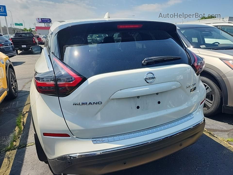 2021 Nissan Murano Sv White vin: 5N1AZ2BS6MC136394