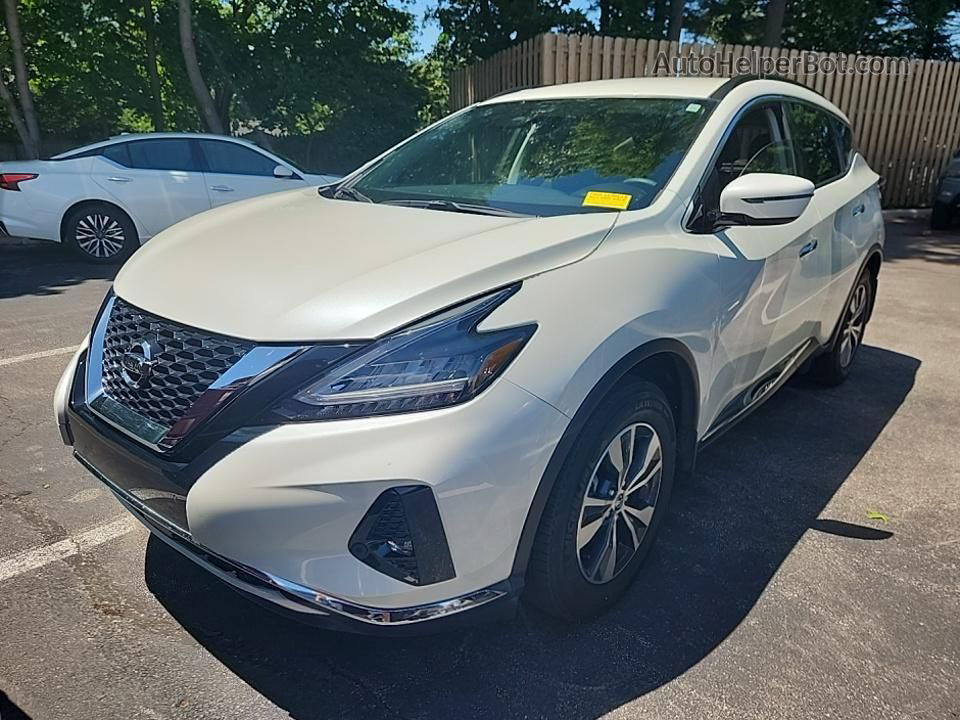 2021 Nissan Murano Sv White vin: 5N1AZ2BS6MC144298