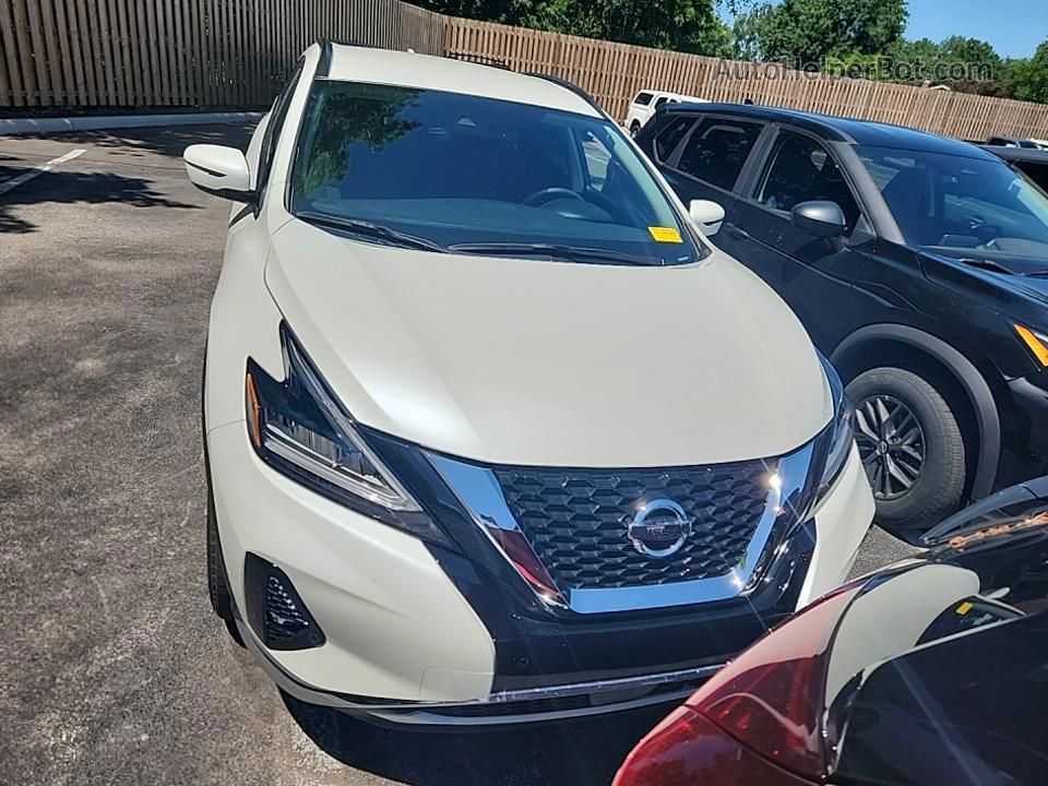 2021 Nissan Murano Sv White vin: 5N1AZ2BS6MC144298