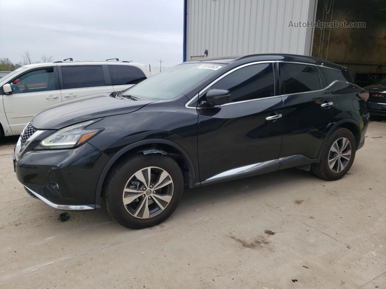 2021 Nissan Murano Sv Черный vin: 5N1AZ2BS8MC100948