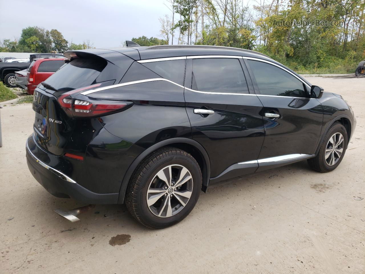 2021 Nissan Murano Sv Черный vin: 5N1AZ2BS8MC100948