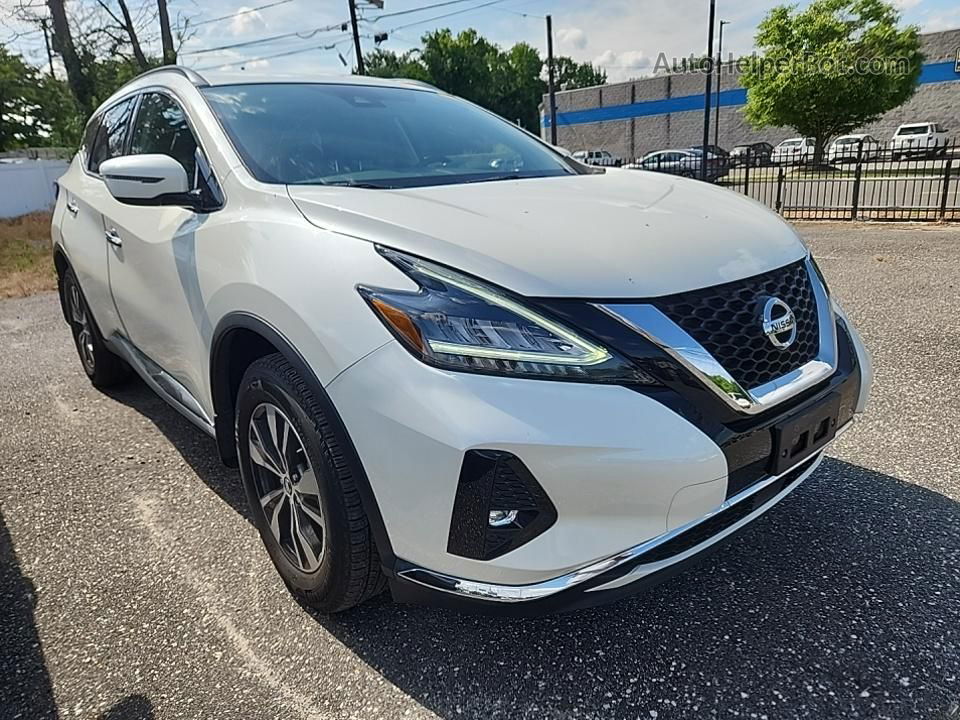 2021 Nissan Murano Sv White vin: 5N1AZ2BSXMC131294