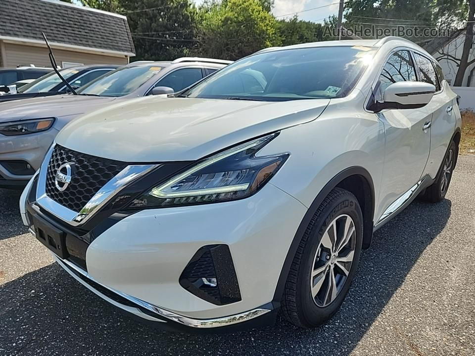 2021 Nissan Murano Sv White vin: 5N1AZ2BSXMC131294