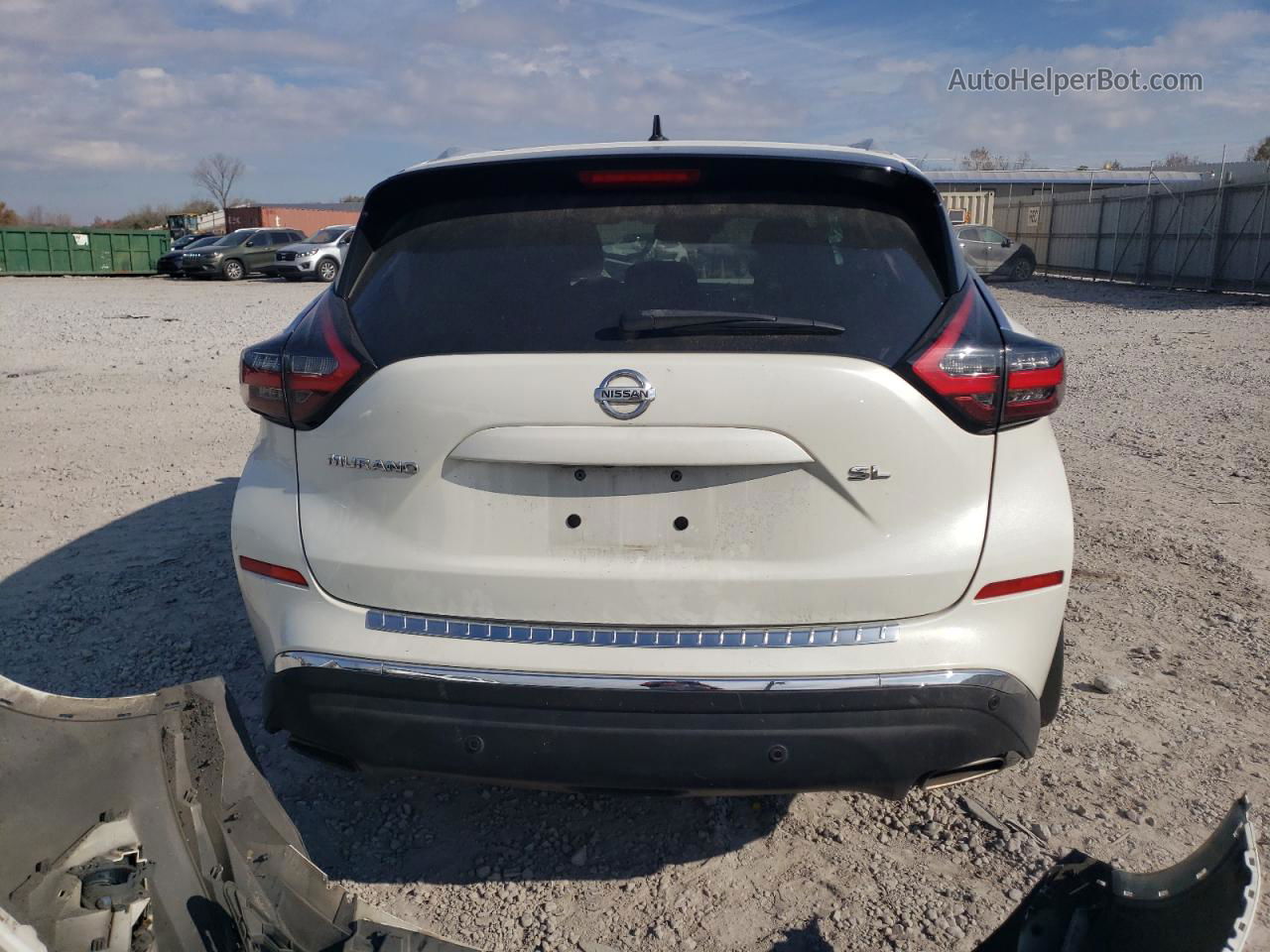 2021 Nissan Murano Sl White vin: 5N1AZ2CJ0MC124022