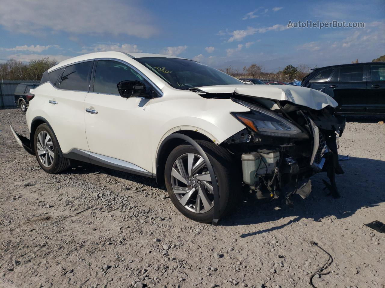 2021 Nissan Murano Sl White vin: 5N1AZ2CJ0MC124022