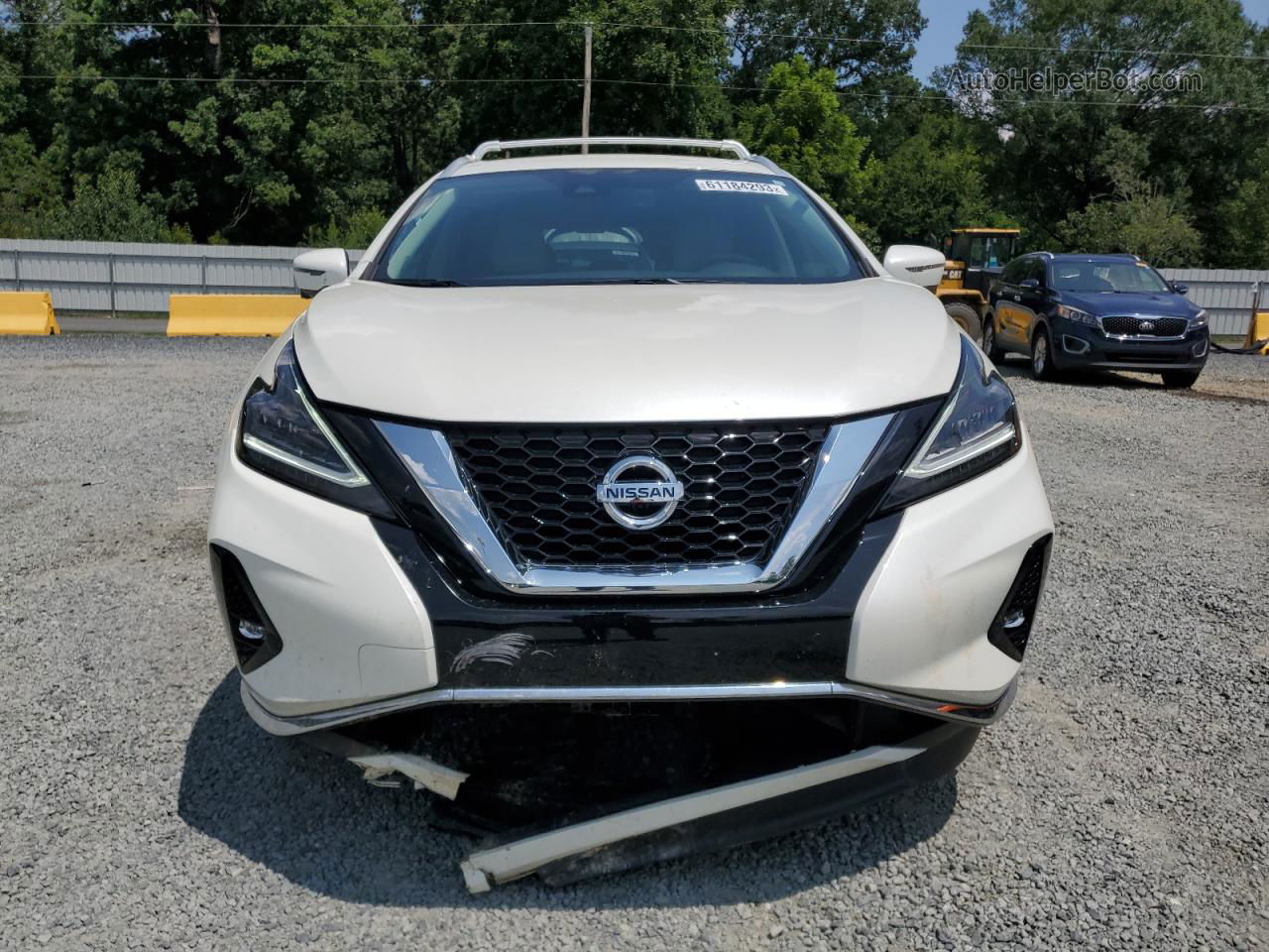 2021 Nissan Murano Sl Белый vin: 5N1AZ2CJ2MC122384