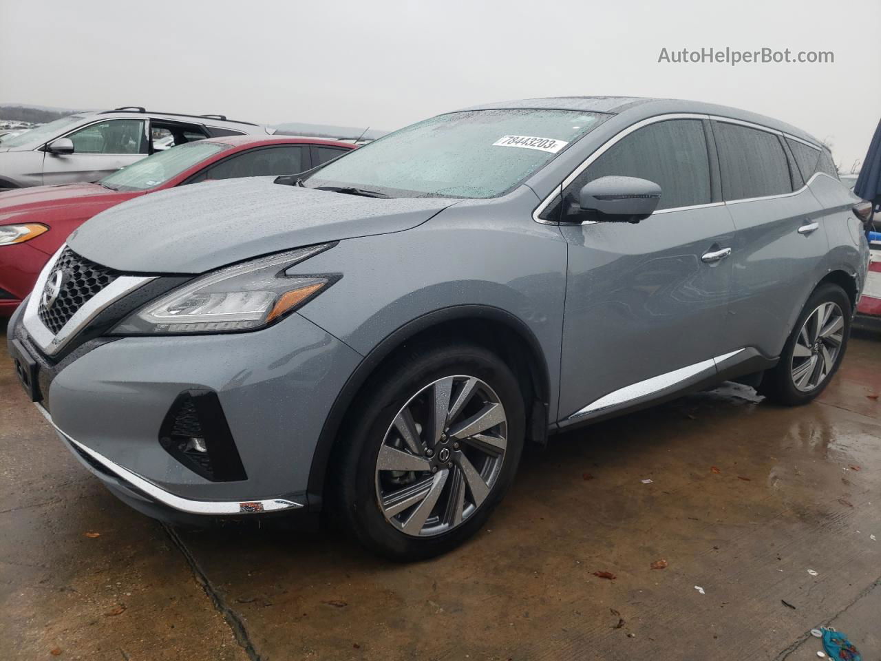 2021 Nissan Murano Sl Gray vin: 5N1AZ2CJ2MC144918