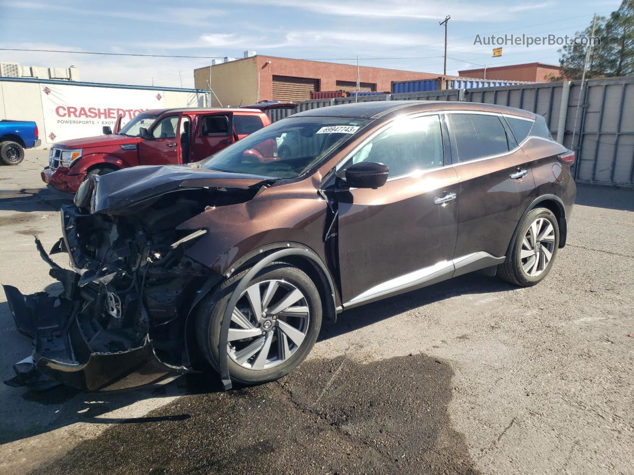 2021 Nissan Murano Sl Brown vin: 5N1AZ2CJ3MC133295