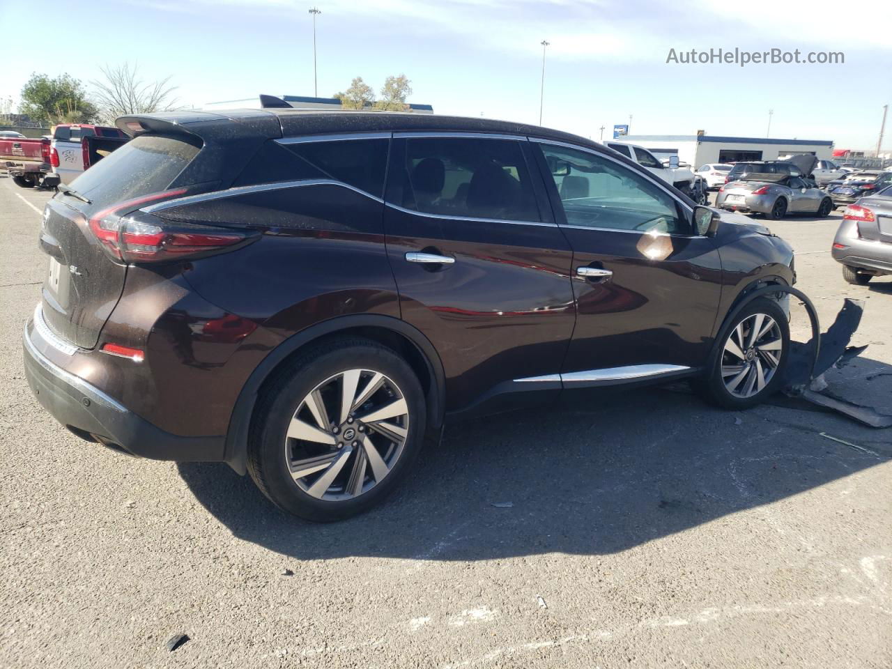 2021 Nissan Murano Sl Коричневый vin: 5N1AZ2CJ3MC133295