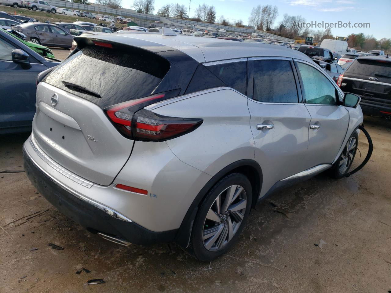 2021 Nissan Murano Sl Silver vin: 5N1AZ2CJ3MC139307