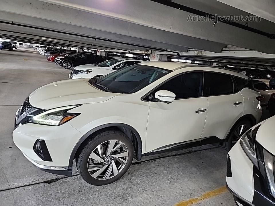 2021 Nissan Murano Sl White vin: 5N1AZ2CJ6MC113767