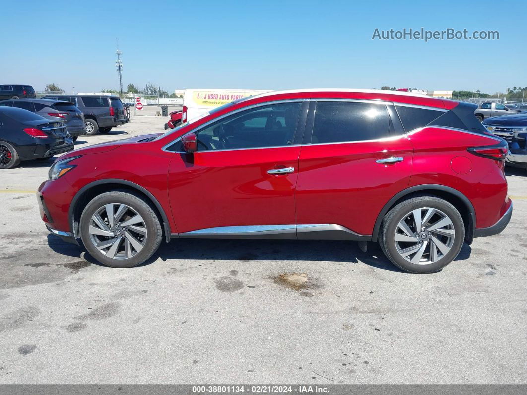 2021 Nissan Murano Sl Fwd Красный vin: 5N1AZ2CJ6MC122520