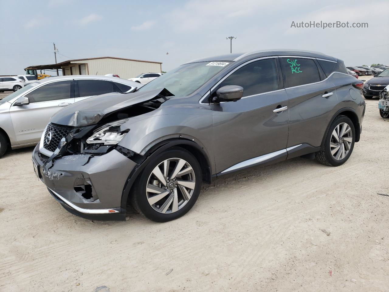 2021 Nissan Murano Sl Gray vin: 5N1AZ2CJ6MC137891