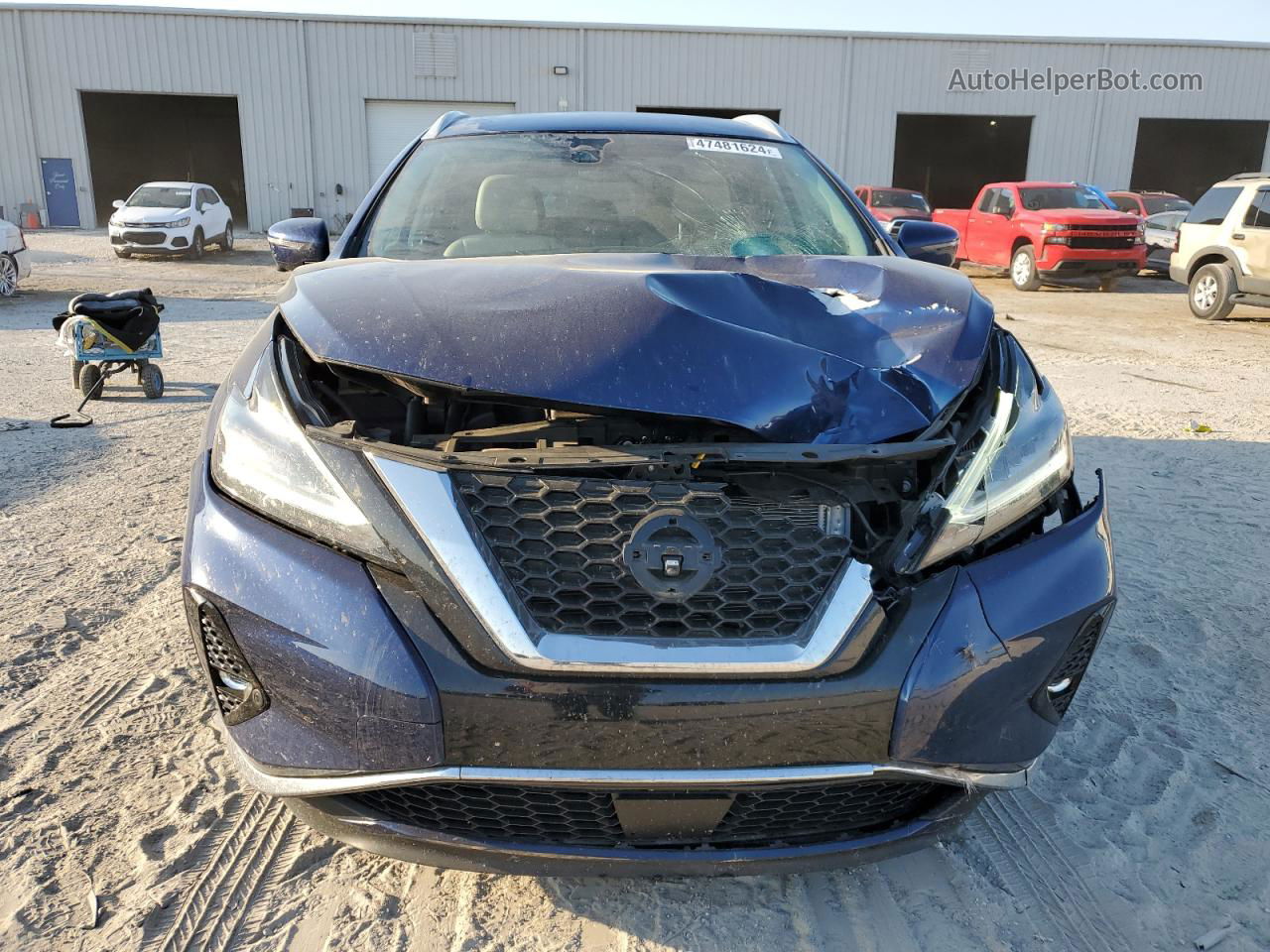 2021 Nissan Murano Sl Blue vin: 5N1AZ2CJ8MC108571