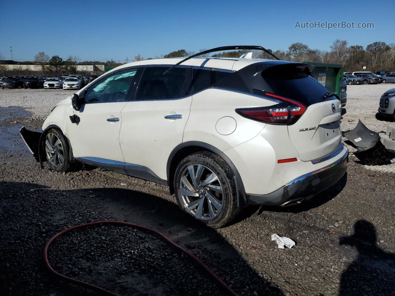 2021 Nissan Murano Sl White vin: 5N1AZ2CJ8MC131493