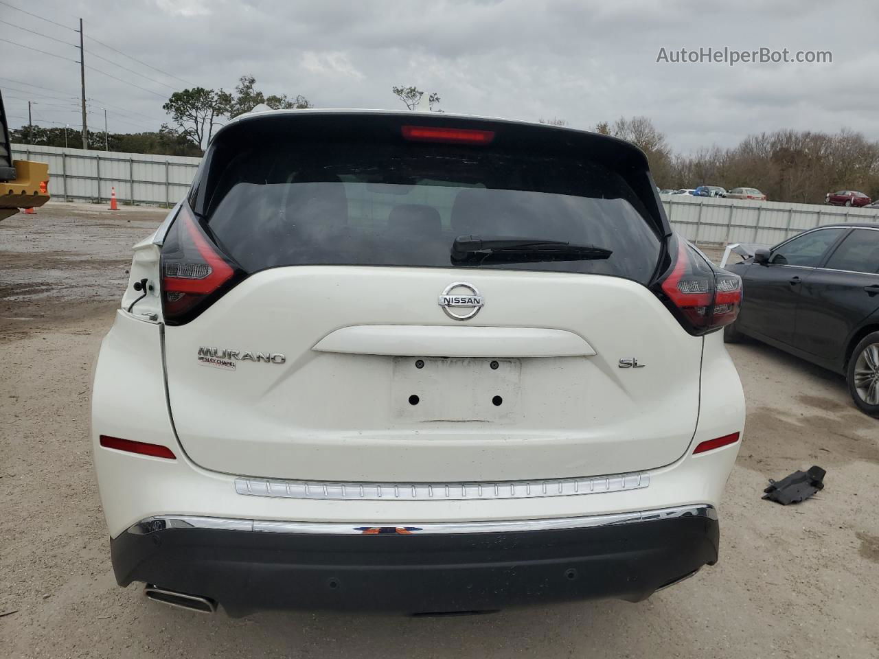 2021 Nissan Murano Sl White vin: 5N1AZ2CJXMC136565