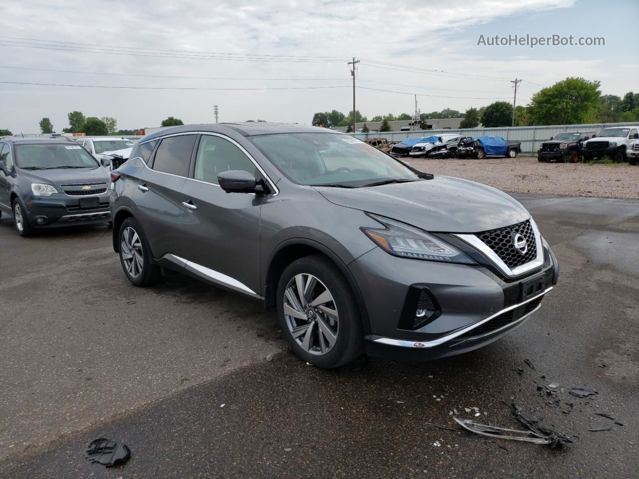 2021 Nissan Murano Sl Gray vin: 5N1AZ2CS0MC111411