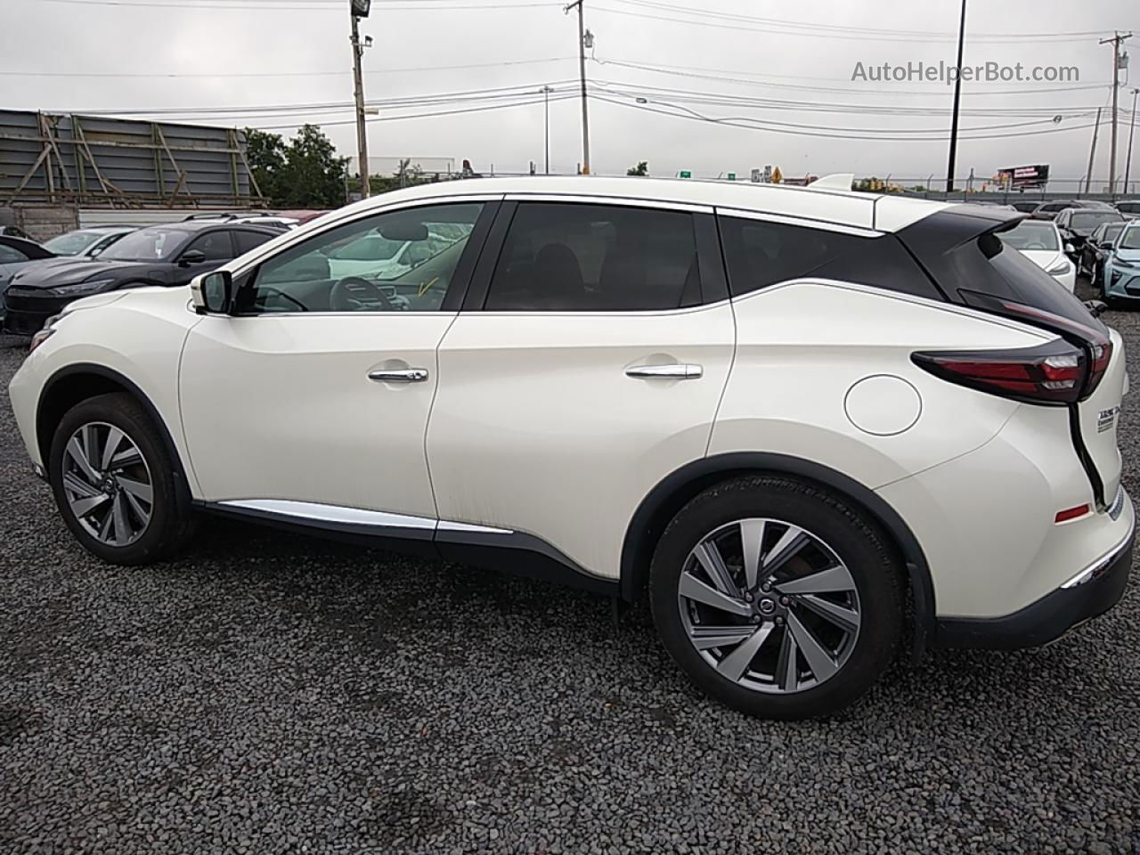 2021 Nissan Murano Sl White vin: 5N1AZ2CS0MC147065