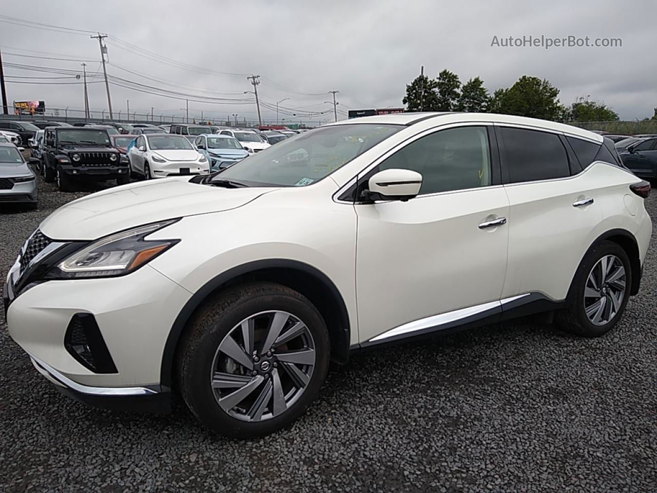 2021 Nissan Murano Sl White vin: 5N1AZ2CS0MC147065