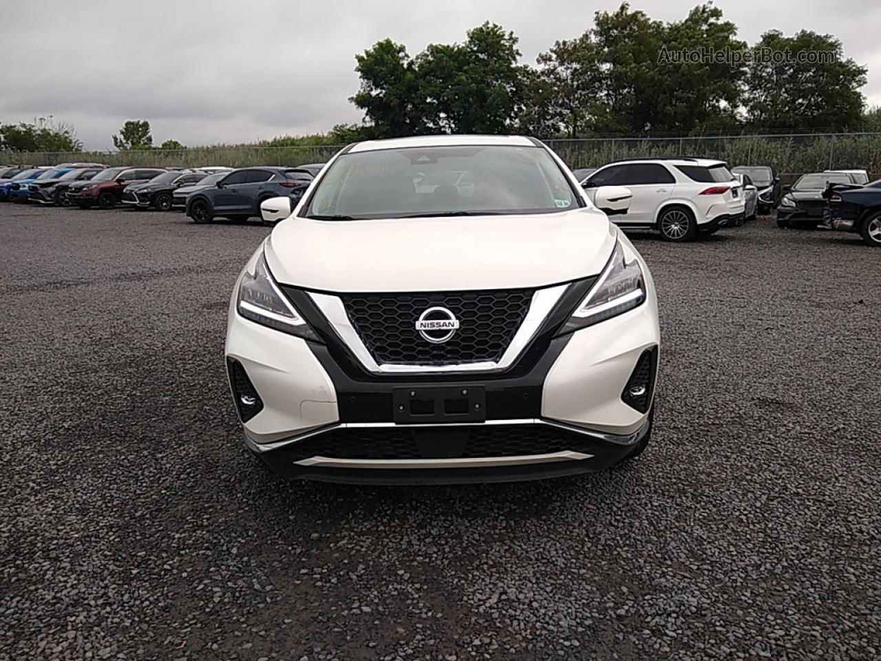 2021 Nissan Murano Sl White vin: 5N1AZ2CS0MC147065