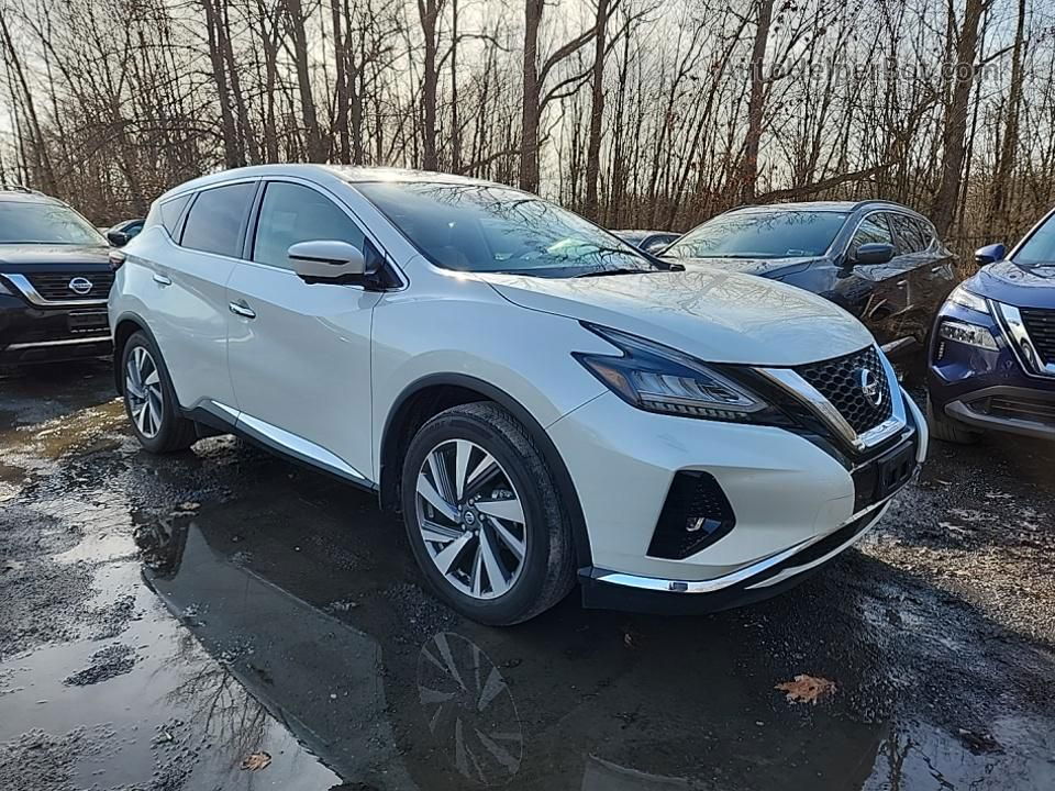 2021 Nissan Murano Sl White vin: 5N1AZ2CS1MC100854