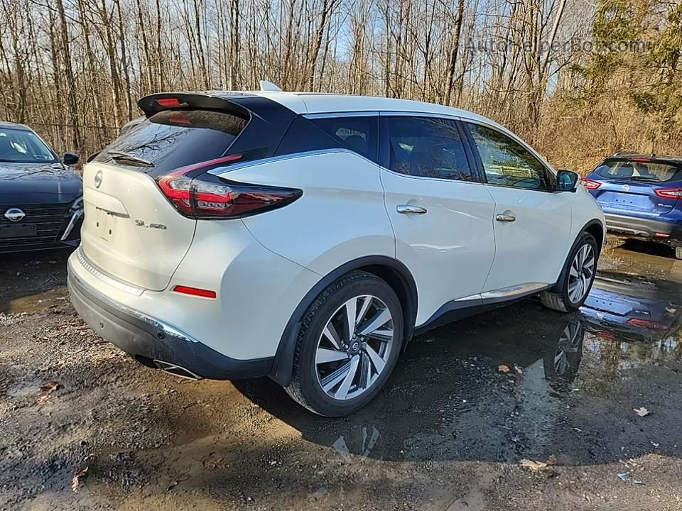 2021 Nissan Murano Sl White vin: 5N1AZ2CS1MC100854