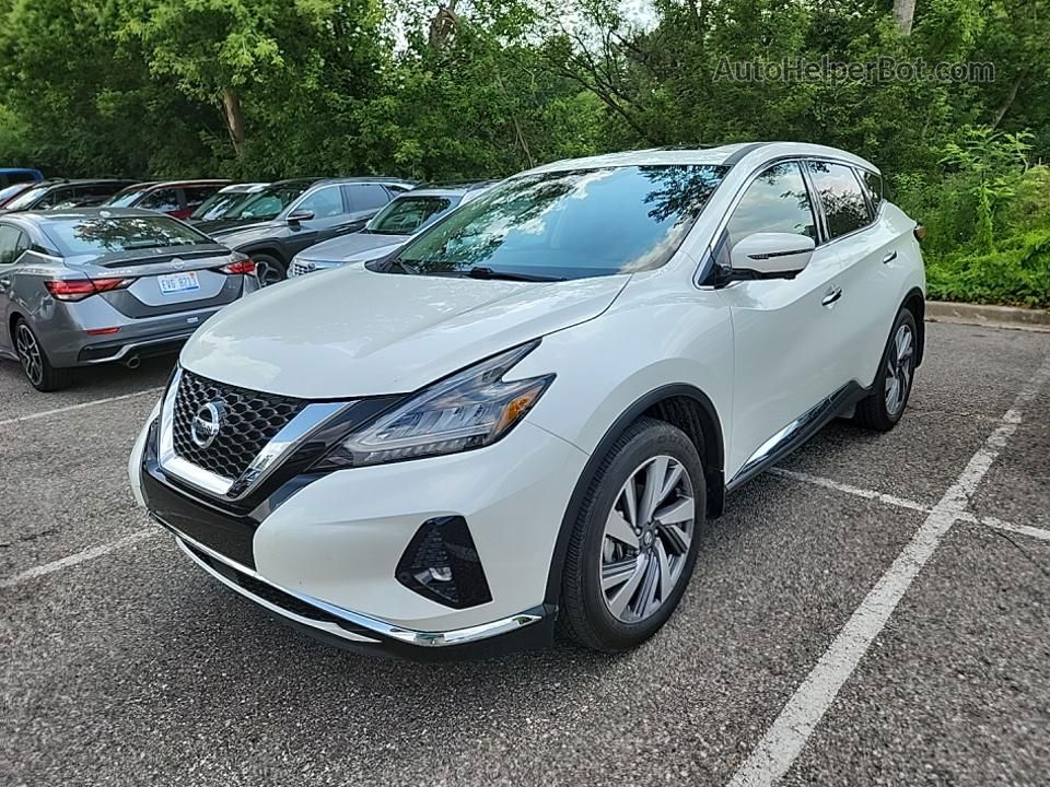 2021 Nissan Murano Sl White vin: 5N1AZ2CS1MC131683